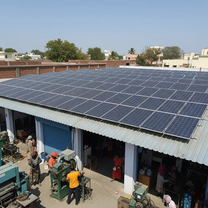 sukarm solar epc compan r4n eui (1) "SuKarM" is a leading Solar Power System Installation Company, specializing in roof-top grid-connected photovoltaic (PV) solar panel installations. Founded in 2018, SuKarM has rapidly grown from consulting to becoming a comprehensive EPC (Engineering, Procurement, and Construction) provider with five years of dedicated experience in the solar industry. With a strong track record of over 150 completed projects and more than 1.5 megawatts of total installation experience, SuKarM offers top-quality solar solutions for residential, commercial, and industrial sites. The company is known for its commitment to delivering high-quality installations at reasonable prices, backed by excellent customer service.